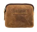 Produktbild: Lemasi Gürteltasche Mini Bauchtasche Büffelleder Hunter kompakt - 2 Reißverschlussfächer