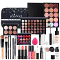 Produktbild: FantasyDay Multifunktions Exquisite Make-up Geschenkset Kosmetik Schmink Kit für Gesicht, Augen und Lippen - Makeup Paletten Schminkkoffer mit Lidschatten Palette, Lippenstift, Rouge, Mascara, Pinsel
