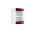 Produktbild: Vicco Glashängeschrank R-Line, Bordeaux Hochglanz/Weiß, 40 cm