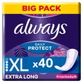 Produktbild: Always Daily Protect Slipeinlagen Damen, Extra Long (40 Binden) Big Pack, mit frischem Duft, atmungsaktiv, flexibel