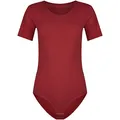 Produktbild: Evoni Damen Body kurzarm bordeaux XXL