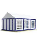 Produktbild: TOOLPORT Party-Zelt Festzelt 3x6 m Garten-Pavillon -Zelt PVC Plane 700 N in blau-weiß Wasserdicht