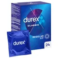 Produktbild: Kondome DUREX CLASSIC Classic Glatt mit Gleitmittel 24 Stück