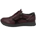 Produktbild: Waldläufer H-Vicky Damen Sneaker Turnschuhe, Sportschuhe, Freizeitschuhe, Halbschuhe, Schnürschuhe rot 37 EU (4 UK)