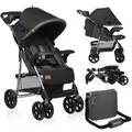 Produktbild: Kinderwagen Emma Plus Buggy Kindersportwagen | große Räder | bis zu 15 kg
