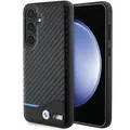Produktbild: Case BMW BMHCS24S22NBCK Samsung Galaxy S24 Leder Carbon schwarz/black