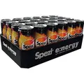 Produktbild: 24 Dosen Spezi e:nergy Energy + Cola Orange a 0,33l inc. 3.00€ EINWEG Pfand