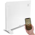 Produktbild: VONROC Elektroheizung energiesparend 1500W - Konvektor Heizung [18qm Räume] - Mobile Elektrische Heizung [App/Touch Steuerung] - Heizkörper 2in1 Wand-/Bodenmontage - Weiss