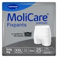 Produktbild: Paul Hartmann AG MoliCare® Premium Fixpants Fixierhosen, Fixierhöschen mit verlängertem Beinansatz für sicheren Halt der Vorlage, 1 Beutel = 25 Stück, Größe: XXL 9477947