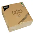 Produktbild: Papstar Servietten Uni Falz Sand Serie Royal Collection 50 Stück