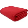Produktbild: Zollner Kuscheldecke,, Rot, Naturmaterialien, 150x200 cm, Oeko-Tex® Standard 100, Wohntextilien, Decken, Kuscheldecken