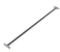 Produktbild: Reckstange mit Montageplatte aus Edelstahl 1200mm