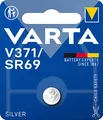 Produktbild: VARTA Batterien V371/SR69 Knopfzelle, 1 Stück, Silver Coin, 1,55V, für elektronische Kleingeräte - Uhren, Autoschlüssel, Fernbedienungen, Waagen, Made in Germany
