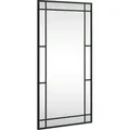 Produktbild: vidaXL Wandspiegel Schwarz 40x80 cm Rechteckig Eisen