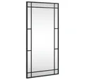 Produktbild: vidaXL Spiegel Wandspiegel Schwarz 40x80 cm Rechteckig Eisen