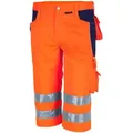 Produktbild: Warnschutz Piratenhose „pro Warnschutz mg 245“ - 44 - orange/marine