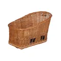 Produktbild: Hinterrad-Tierfahrradkorb Basil Pasja L  50cm, natural, 38ltr, MIK              