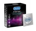 Produktbild: 5900627068351 Durex Durex prezerwatywy Intense 3 szt z wypustkami prążkami żel s