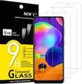 Produktbild: 3er Set Ultraklares 9H-Schutzglas f. Samsung Galaxy A31, ölabweisend & kratzfest