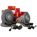 Produktbild: ZIMMERMANN SPORT BREMSEN KIT SET 4 BREMSSCHEIBEN + 8 BELÄGE VO+HI VW GOLF 4 GTI