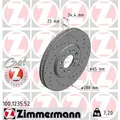 Produktbild: 2x ZIMMERMANN Sport Z Bremsscheibe 100.1235.52