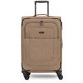 Produktbild: Redolz Essentials 12 MEDIUM 4-Rollen Trolley 67 cm mit Dehnfalte  braun