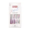 Produktbild: Kiss Gel Fantasy Künstliche Fingernägel Set, L FL07C, mit Klebstoff - Nail Art