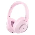 Produktbild: Wireless Over-Ear Bluetooth Headphones mit ANC, 100h Akku, Hi-Res Audio, Deep Bass, faltbar und komfortabel - Rosa