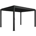 Produktbild: Juskys Pergola / Lamellendach Tahiti (3 x 4 m, Anthrazit)