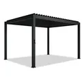 Produktbild: Juskys Pergola/, Anthrazit, Metall, 392x240x400 cm, Sonnen- & Sichtschutz, Pavillons & Pergolas, Pergolas