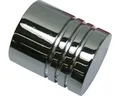 Produktbild: Gardinia 10011168 Endstück Zylinder für Chicago chrom Ø 20 mm 2 Stk. Neu OVP