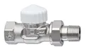 Produktbild: IMI Heimeier Heizkörperthermostat V-exact II, Thermostat-Ventilunterteil Rp 1/2, Durchgang, Rotguss vernickelt