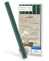 Produktbild: gravurART Siegelwachs flexibel für Wachspistole - Stilvoll Briefe versiegeln mit dem 6er Pack Wachs für Siegelstempel in Dunkelgrün - 7 mm