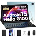 Produktbild: DOOGEE Tab E3 Android 15 AI Tablet mit Tastatur, Helio G100, 32GB + 256GB (2TB TF) Tablet 11 Zoll FHD+ 8800mAh Tablets mit SIM Card Slot, 4G LTE + 5G WiFi 7.5mm Ultradünn Tablets mit Stift,Maus,Hülle