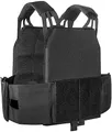 Produktbild: Tasmanian Tiger TT Plate Carrier LP MKII Leichter, Flacher Plattenträger, Unterzieh-Träger mit abnehmbaren Seitentaschen Black L Schwarz