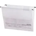 Produktbild: Eichner PVC-Hängemappe Platin Lineseitlich offen, weiß
