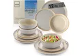 Produktbild: SÄNGER Tafelservice Rio Geschirrset (12-tlg), 4 Personen, Steingut, Handmade, Perlgrau, Erweiterbar, VALUE COLLECTION