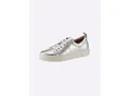 Produktbild: Sneaker HEINE, Damen, Gr. 38, silber (silberfarben), Leder, Rindsleder, Schuhe Sneaker