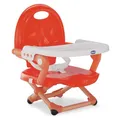 Produktbild: Chicco Pocket Snack Kindersitzerhöhung Esszimmerstuhl für Kinder von 6 Monaten bis 3 Jahren 15kg,tragbarer und verstellbarer Babyhochstuhl mit kompaktem Verschluss und abnehmbarem Tablett POPPY RED