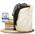 Produktbild: ® Wäschesack 2er-Set 67 x 87cm EXTRA große & strapazierfähige Wäschebeutel Re...