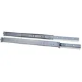 Produktbild: Inter-Tech 1U Teleskopschienensatz 455 mm, Einbauschienen grau