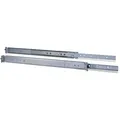 Produktbild: Inter-Tech 1U Teleskopschienensatz 455 mm, Einbauschienen, grau