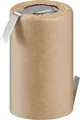 Produktbild: 4/5 Sub-C, 2000 mAh, Lötfahne (Z) Akku, 1 Stk. unverpackt Nickel-Metallhydrid Akku (NiMH), 1,2 V, Pappe, Lötfahne (Z)