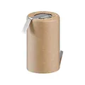 Produktbild: goobay - NiMH Ersatzakku mit 2000 mAh für hohe Leistung - Lötfahne für einfache Installation - 4/5 Sub-C Akku mit Wiederaufladbarer Nickel- Metallhydrid Akku - 34mm x ∅ 23mm - 72874