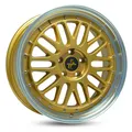 Produktbild: Felgen Keskin Tuning Kt22 8,0jx18 5/120 Et35 72,6 Gold Lip Polish