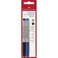 Produktbild: Faber-Castell 151498 - Marker MULTIMARK non-permanent, Stärke: F, 2er Packung, blau und schwarz