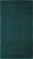 Produktbild: Lashuma Badematte London, Höhe 5 mm, schnell trocknend, Frottee, rechteckig, Dunkel grüner Badläufer Frottee 50x80 cm