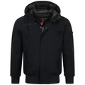 Produktbild: Höhenhorn Winterjacke Alpwall Herren Winter Jacke für Männer Gefüttert Wasserdicht Atmungsaktiv, Thermo-Isoliert, Hochwertige Details schwarz S