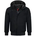 Produktbild: Höhenhorn Alpwall Herren Winter Jacke Gefüttert Schwarz Gr. S