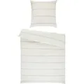Produktbild: Esprit Bettwäsche E-Adrien, Creme, Natur, Hellgrau, Beige, Textil, Streifen, 135x200 cm, Oeko-Tex® Standard 100, pflegeleicht, hautfreundlich, angenehm wärmend, bügelleicht, schadstoffgeprüft, Schlaftextilien, Bettwäsche, Bettwäsche